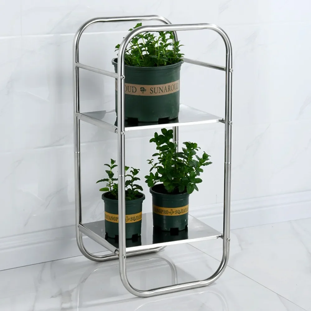 رف تخزين الحمام متعدد الطوابق قائم على الأرض رفوف تخزين حوض الاستحمام المنزلية بكرة من الفولاذ الكربوني رف تخزين بسيط