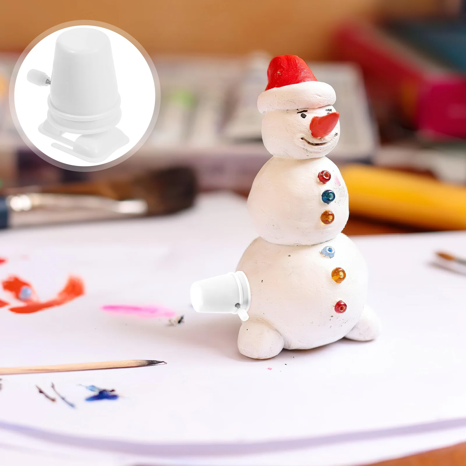 

6Pcs Clockwork Movement Plastic DIY Accessories for Clay Craft Handmade Small Replacement Parts Compact Repair Fitting for Kids