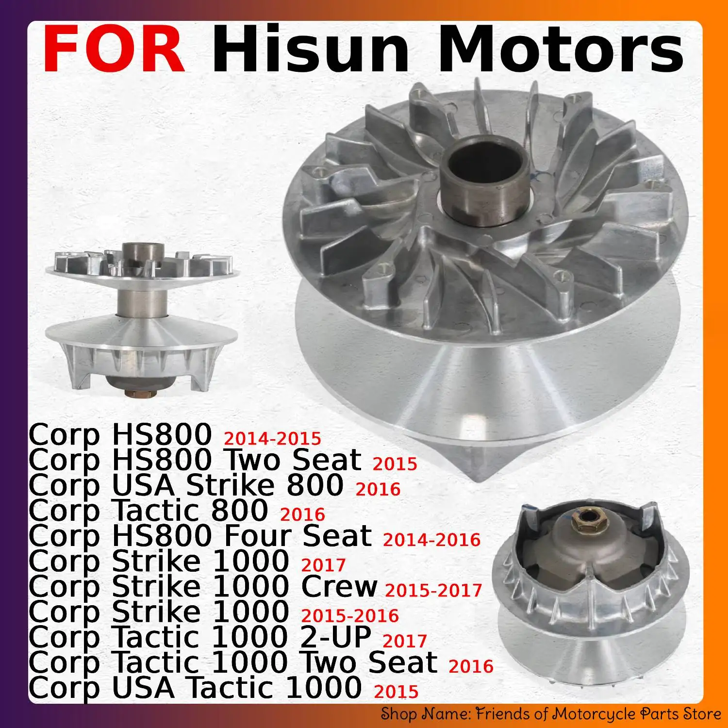 Clutch Parts Primary Drive Clutch For Hisun Motors Corp HS800 USA Tactic Strike 800 1000 2015 2016 2017 Year 21300-F68-0000
