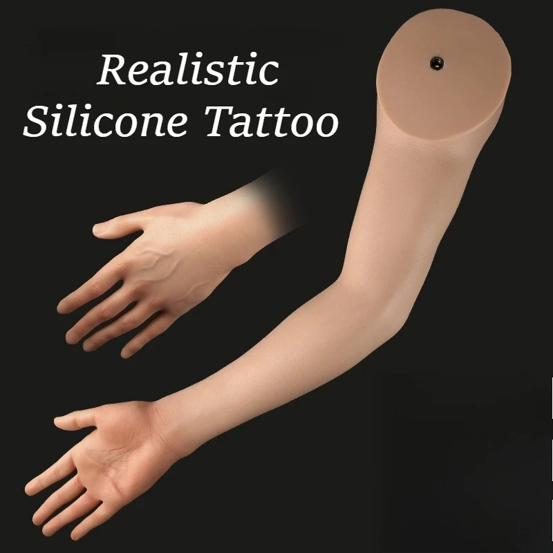 

Силиконовая форма для рук, искусственная кожа для практики татуировок, профессиональные тренировочные кожи для тату, материалы для мужских татуировок