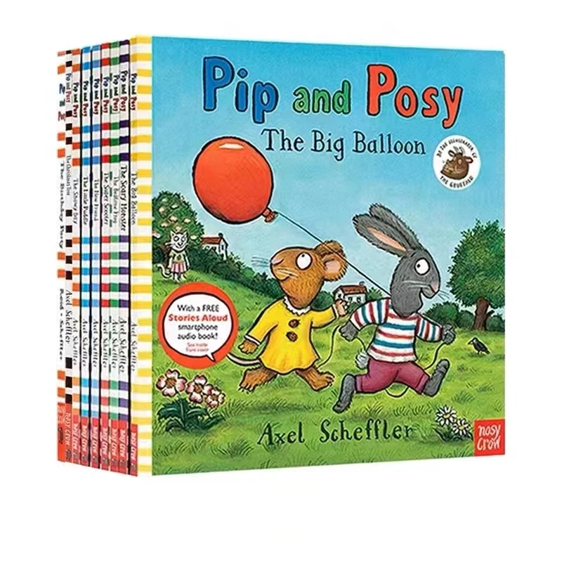

Новые книги Pip and Posy 10, нажмите на английскую версию для обеспечения бесплатной аудиоподдержки для книги «Little Da Ren Little Tadpole»