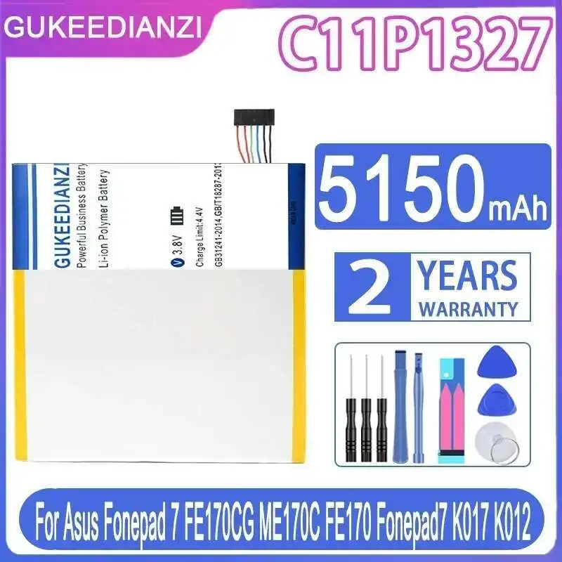 

Tablet Battery C11P1327 5150Mah Long-Lasting For Asus Fonepad 7 FE170CG ME170C FE170 Fonepad7 K017 K012