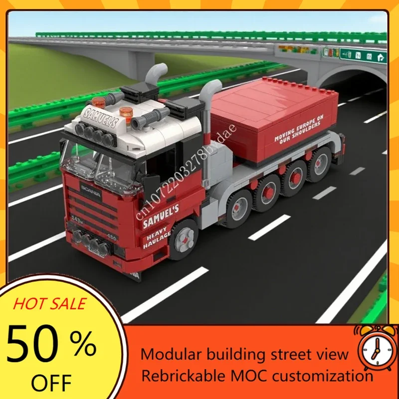 

574 шт. MOC City 143M 450 10x4 модель пазлы на заказ технология DIY творческая сборка образование день рождения детские игрушки рождественские подарки