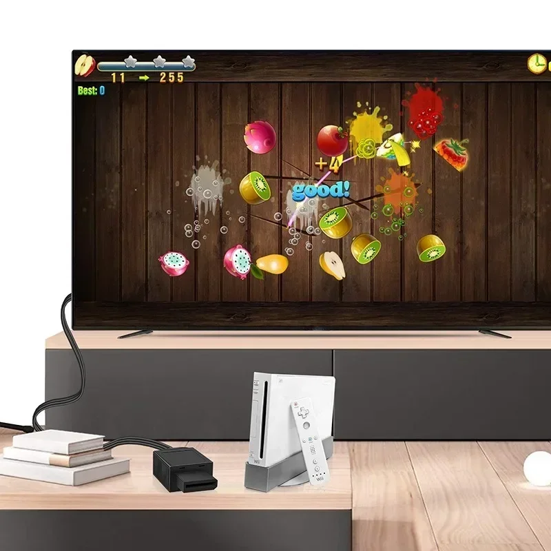 WII to HDMI-Compatible Converter Cable WII2HDMI For HDTV Monitor Display Wii to HDMI Adapter HD 720P/1080P