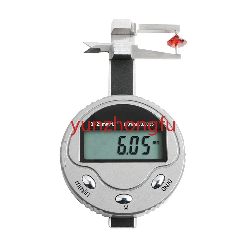 Professional Gem Millimeter 0-25mm Electronic Diamond Gemstone Digital Thickness Gauge Jewelry Measure