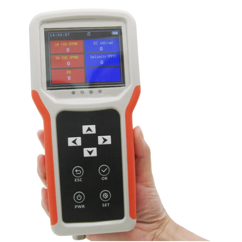 Data Logger Rechargeable Handheld Multi Parameter Water Quality Sensor