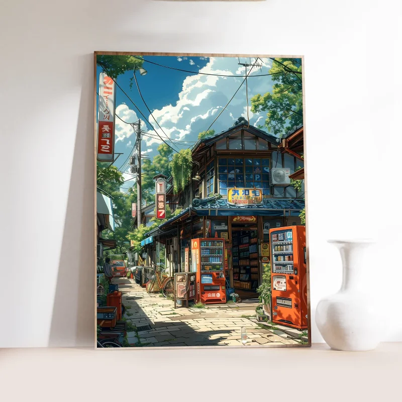Manga Style Japanese Street La - đánh giá và giá Japanese Living Lifestyle