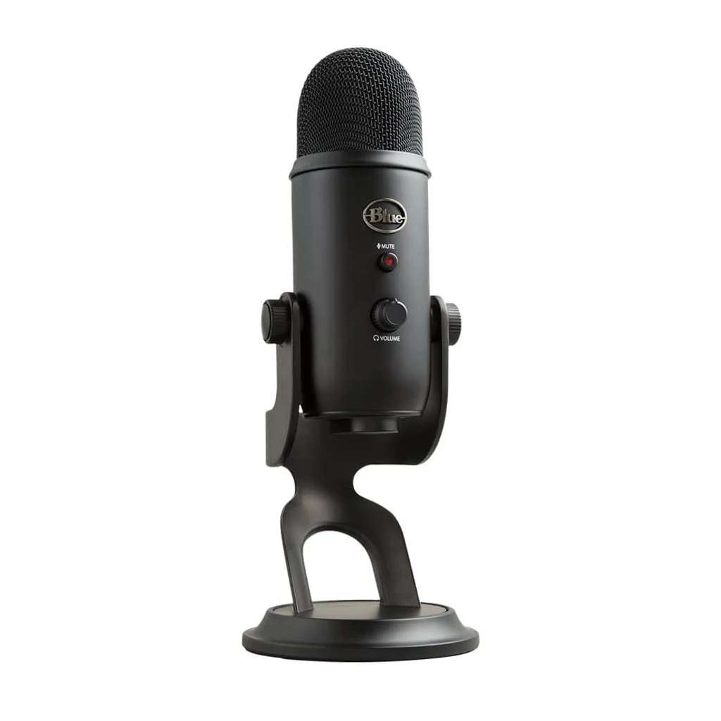 Blue yeti x 箱付き LOGITECH-ブルーイエティx USBマイク,シンプルなパッケージ,ゲーム