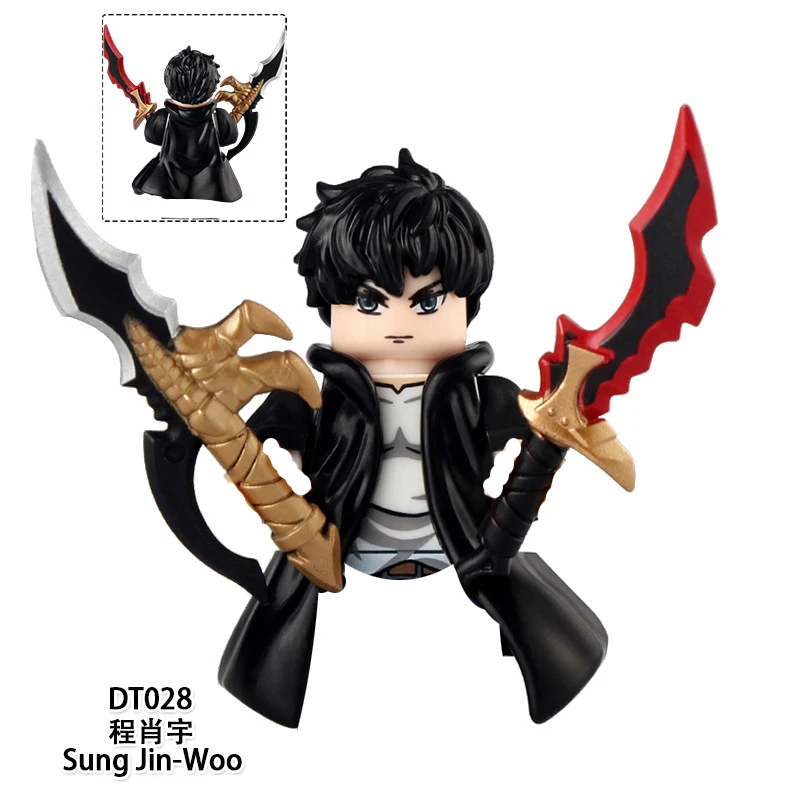 Solo Living Sung Jin Woo Ziegel Für Spielzeug Geschenke Mini Action-figuren Kinder Bausteine Für Weihnachten Party Geschenke