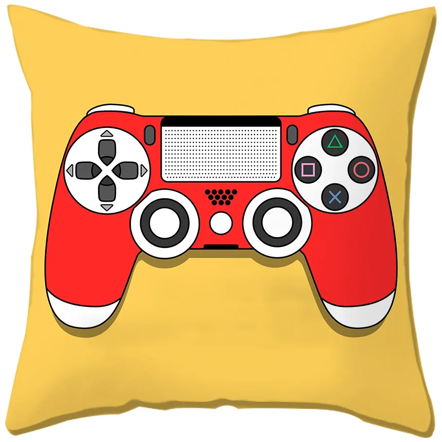 Super Hot Gaming Fan Video Game Pad Cushion Cover Decorative Pillowcase Living Room Sofa Bed Cart Throw Pillow