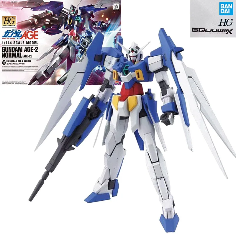 

Original Bandai HG1/144 SCALE MODEL Gundam AGE-2 NORMAL Anime Character Action Assembly Model Toy Boy Gift
