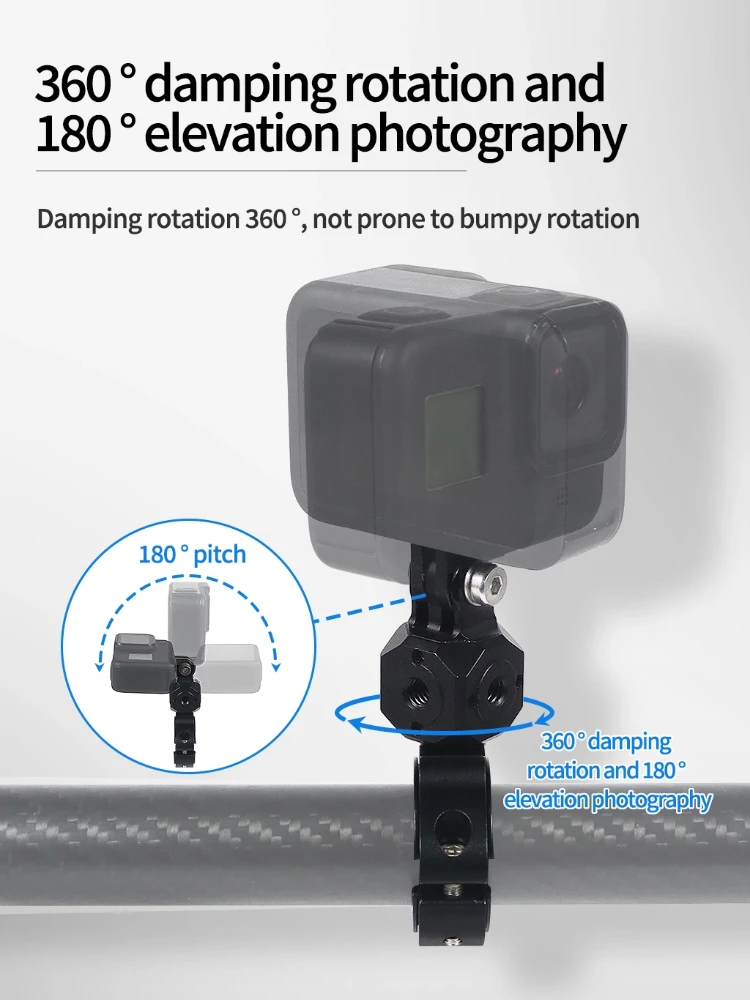 AliExpress XT-XINTE Quick Release V Mount Bicycle Handlebar Clamp for GoPro Insta360 Action Camera Versatile Bracket Phone Stand Motorcycle Cycling