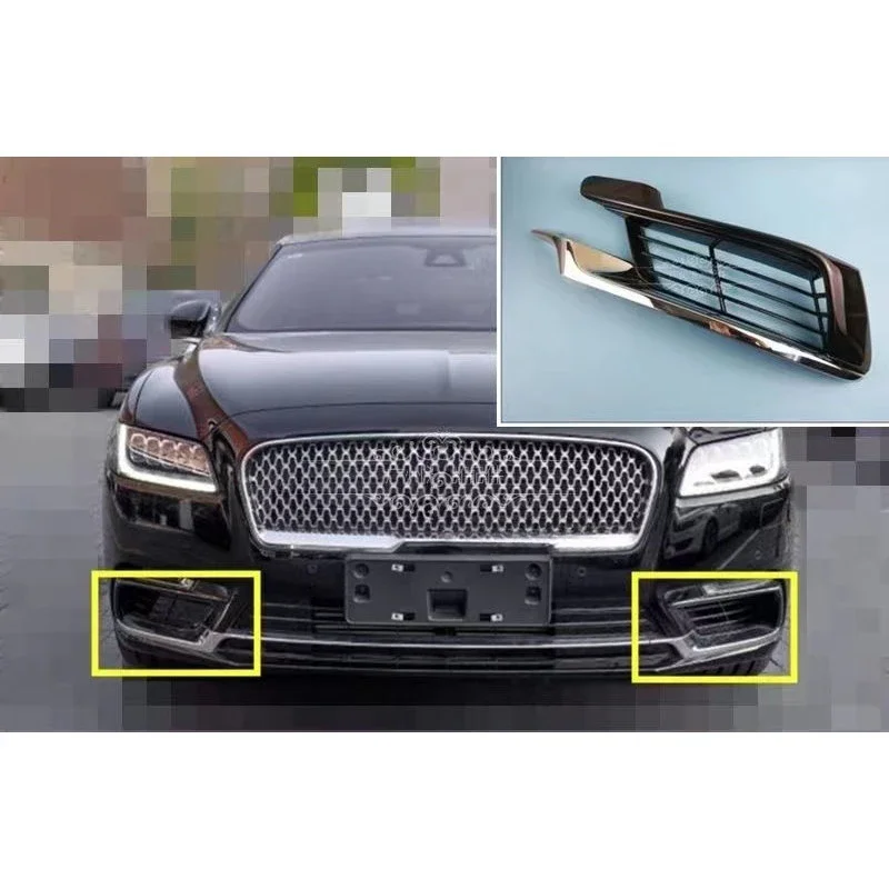 

Auto Front Lower Bumper Fog Light Grille Grill Cover Replacement For Lincoln Continental 2017 2018 2019 2020