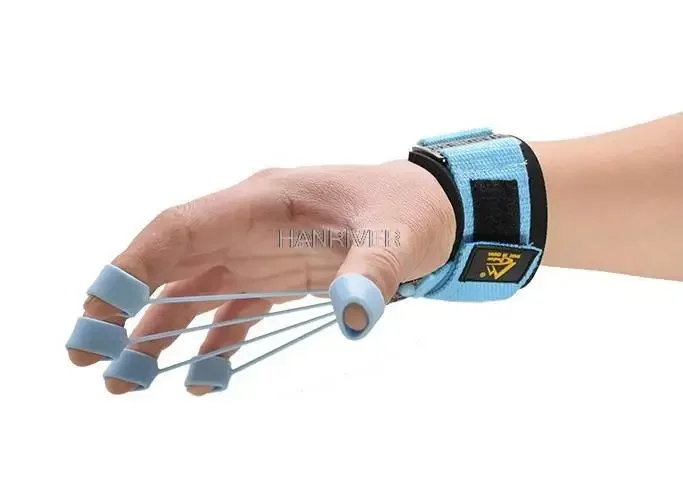 

Gripper Strength Trainer Extensor Exerciser Finger Flexion and Extension Training Device with Resistance