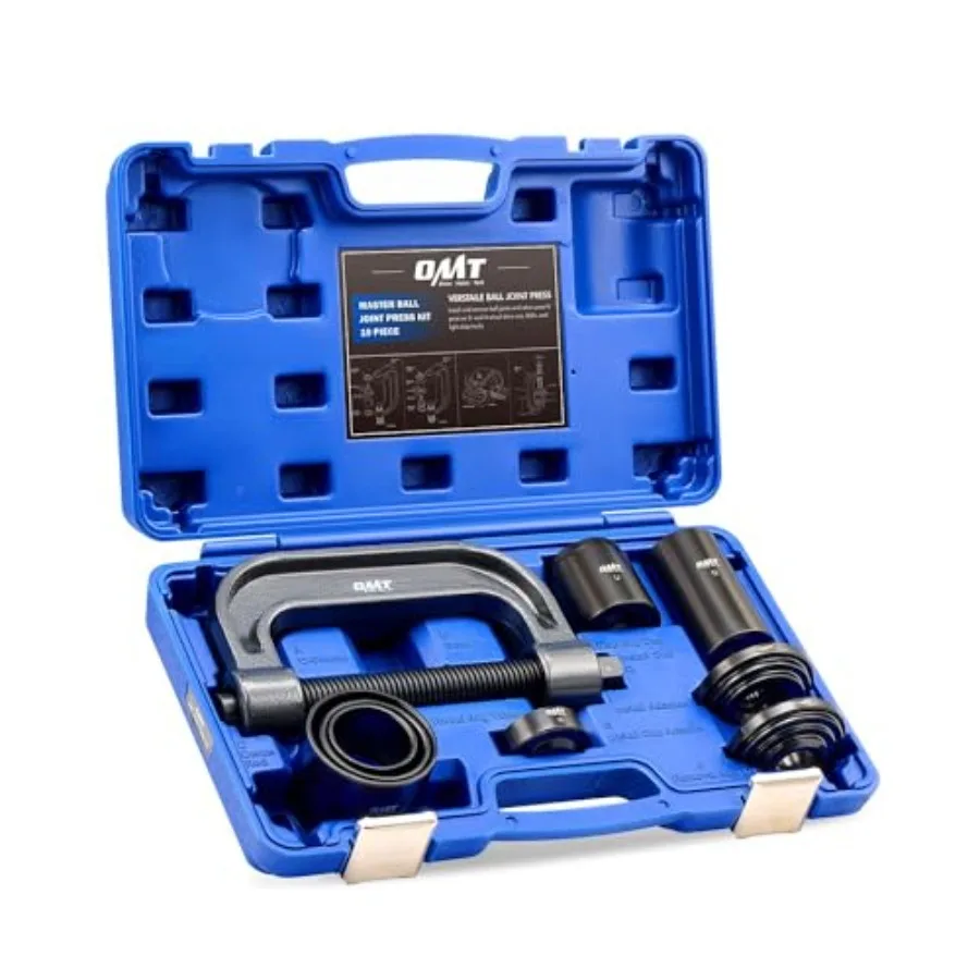 

Heavy Duty Ball Joint Press and U Joint Removal Tool Kit with 4wd Adapters for Most 2WD and 4WD Cars and Light Trucks BK