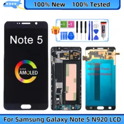 LCD Display Touch Screen Digitizer Assembly Replacement, Samsung Galaxy Note 5, N920, SM-N920F, N920T, N920I, N920G, N920S