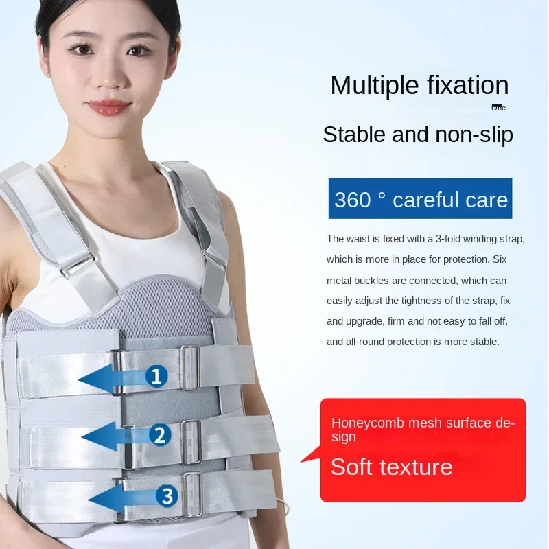 for Thoracic and lumbar spine fixation brace compression fracture, postoperative rehabilitation of lumbar spine vertebrae