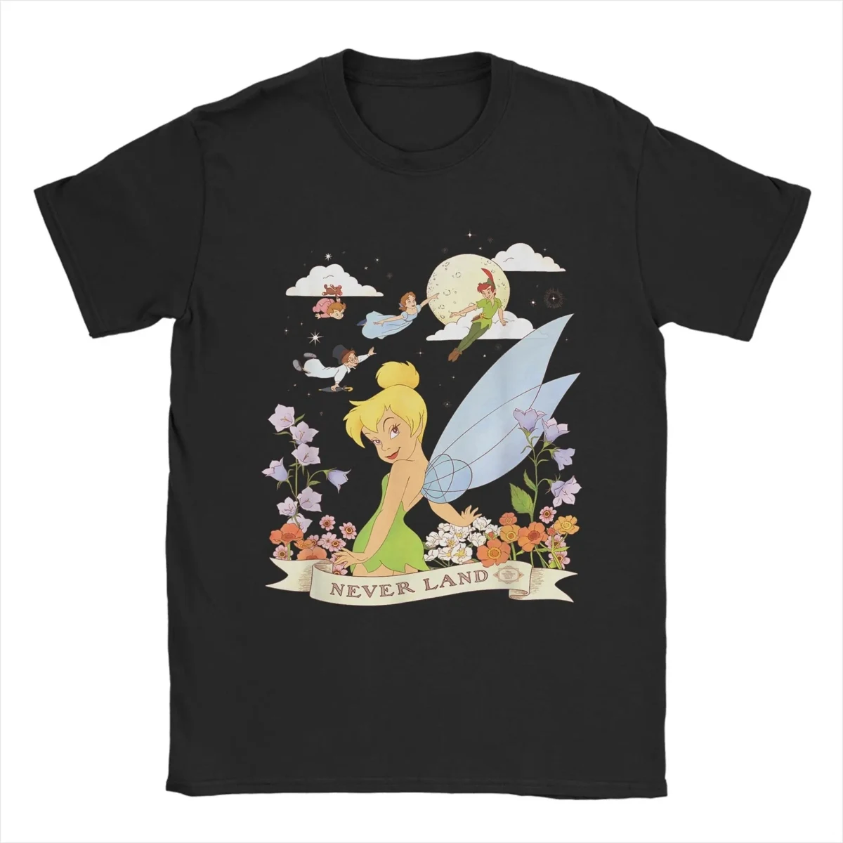 

Women Men Peter Pan Tinker Bell Being Perfect Isn't Easy T Shirt Cartoon Cotton Clothes Funny Short Sleeve O Neck New T-Shirts