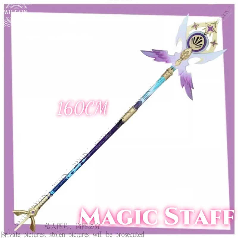 Robin Anime Game Honkai: Star Rail Cosplay Accessory Magic Staff Portable Makeup Mirror Aura Hair Clip Origami Bird Penacony