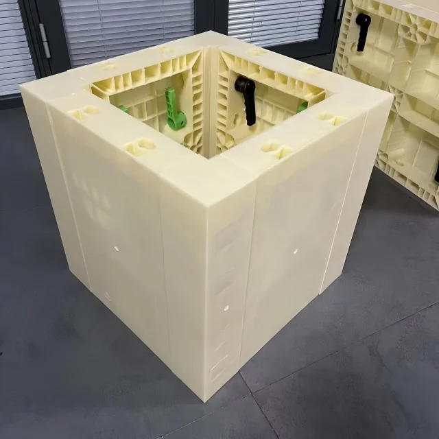 Industrial Plastic Formwork Column Mold Formwork Panel Square Wall Panel High Quality Reusable Adjustable