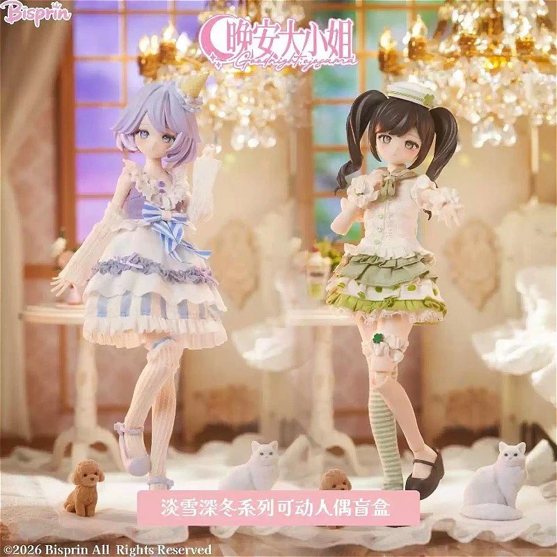 

Goodnight Ojou Sama Snow Deep Winter Series 1/6 BJD Blind Box Kawaii Articulated Doll Surprise Model Mystery Home Ornament Gift