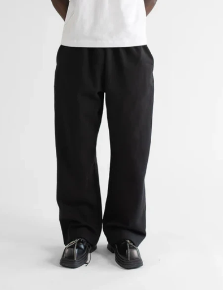 

Уличные повседневные свободные спортивные брюки с эластичным поясом, мужские прямые брюки для фитнеса, модные уличные брюки