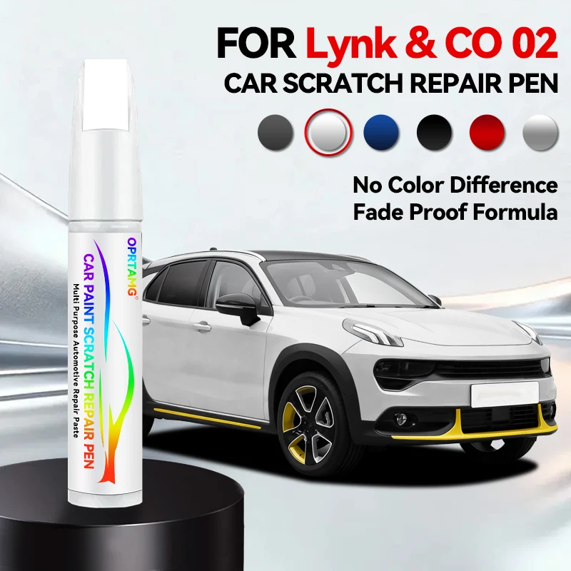 

Карандаш для ремонта краски, средство для удаления царапин, аксессуары для авто DIY, черный, белый, фиолетовый, красный для Geely Lynk & CO 01 02 2017-2025 M1 C2X