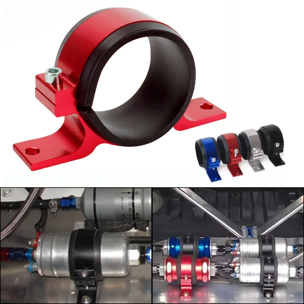 Fuel Pump Mounting Holder Filter Clamp Car Support Car Fuel Pump Bracket 60mm Single External Oil Pump Fixing Bracket