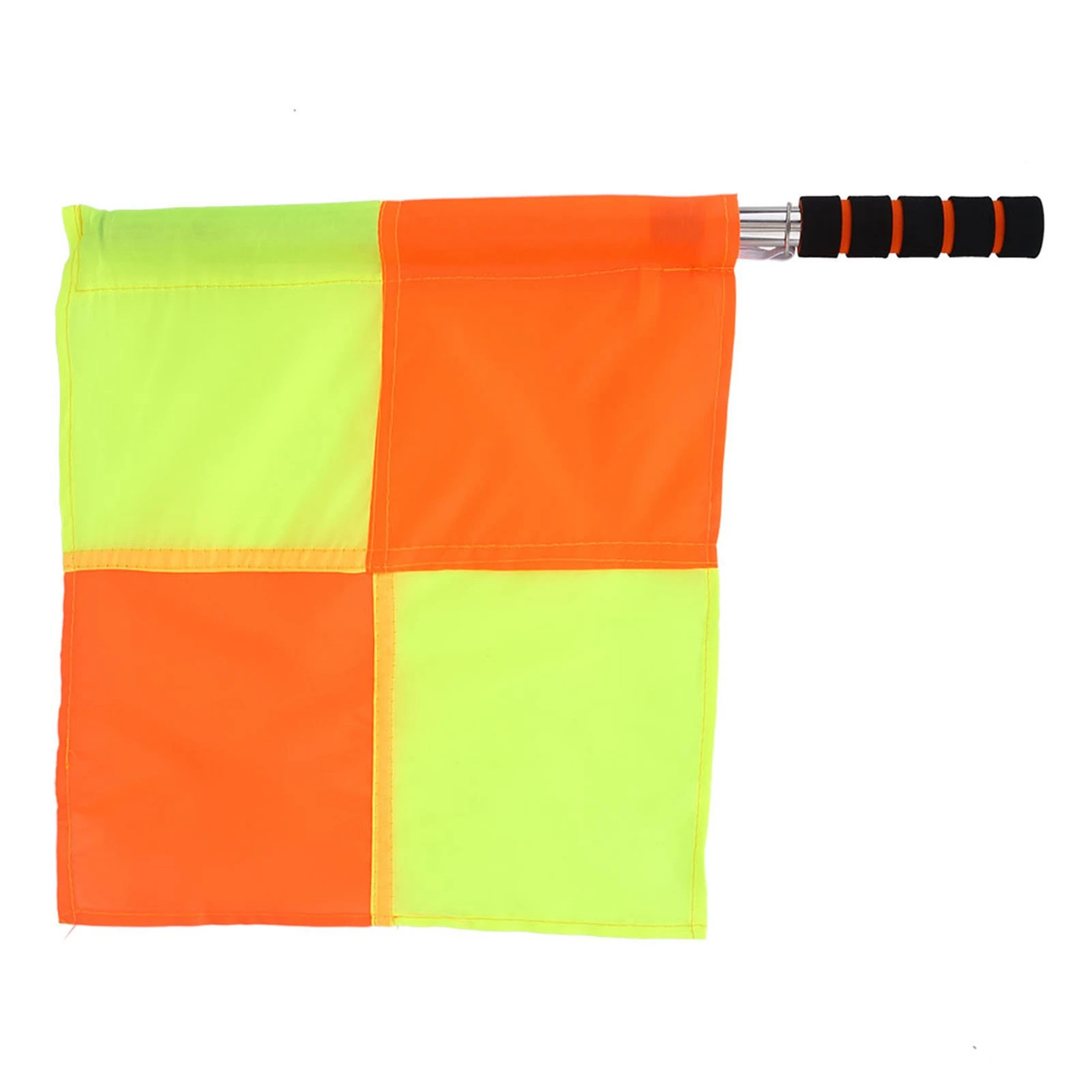 스포츠 경기 축구 하키 훈련용 보관 가방이 포함된 심판 라인스맨 깃발 2개