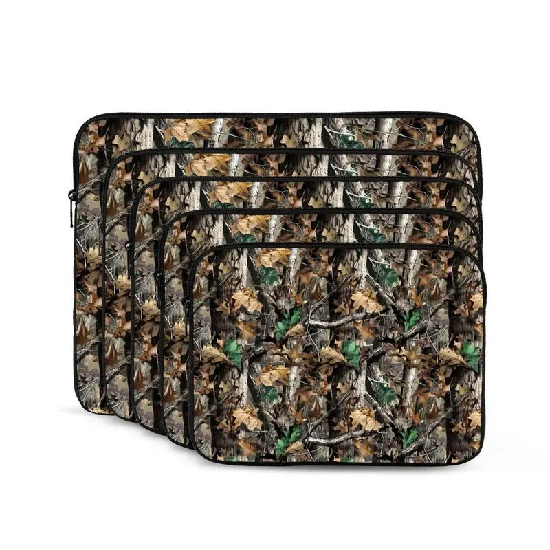 Outdoor Hunting Tree Camo Laptop Sleeve Bag Portable Waterproof Business Briefcase Protective Case for Ultrabook Notebook Tablet