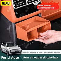 For Li Auto Lixiang L8/L7/L6 max 2022-2025 Rear Seat Silicone Storage Box OEM Color Partitioned Anti-Scratch Car Accessories