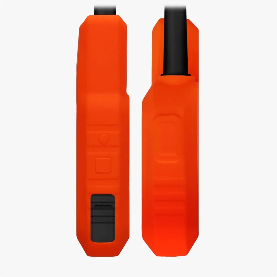 Kwmobile étui Compatible avec Garmin Alpha 10 système de navigation pour combiné GPS housse de protection en Silicone souple Orange