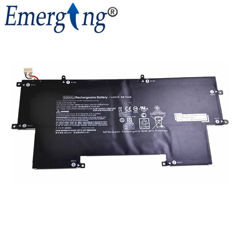 Batería Original para ordenador portátil, 7,7 V, 38WH, EO04XL, para HP EliteBookFolio G1, 827927-1C1, HSTNN-IB7I, 827927-1B1, HSTNN-I73C