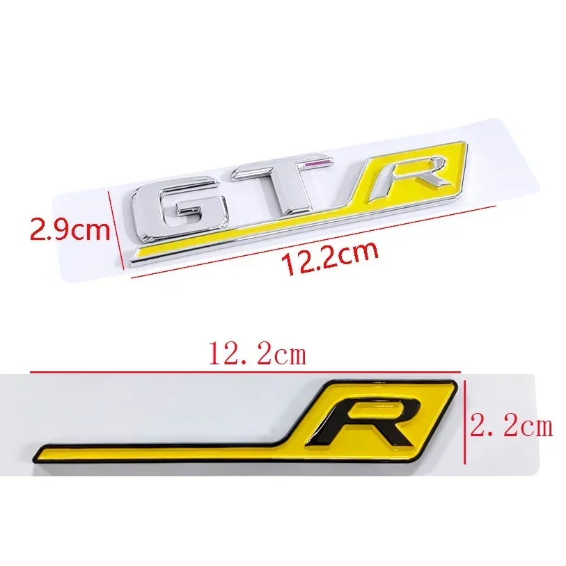 ABS Auto Side Emblem Sticker Staart Badge Decals for Mercedes Benz GTR W204 W168 W124 W205 C180 E320 CLA CLK CLS SLS GLA view 6