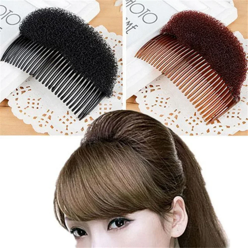 New Women Bun Maker Braid Hair Padding DIY Hair Bump Up Sponge Princess Head Foam Pad Insert Wedding for Hair Styling Tool