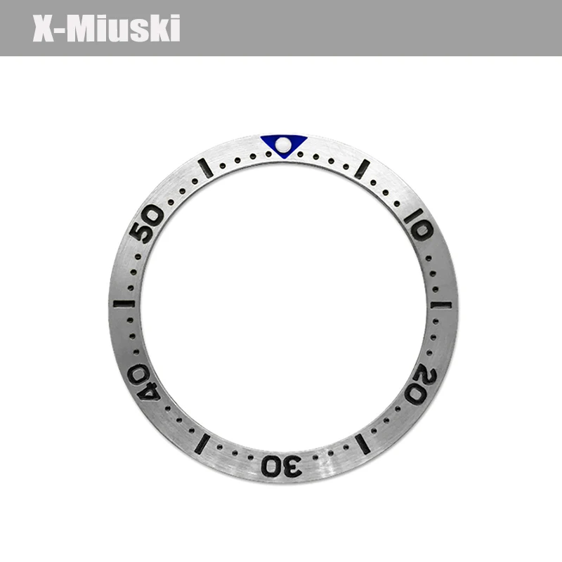 38mm Stainless Steel Watch Bezel Insert Fit For Seiko SKX007 SRPD SKX009 SBBN015 SKZ209 SKZ211 Men Watch Wristwatch Replace Part