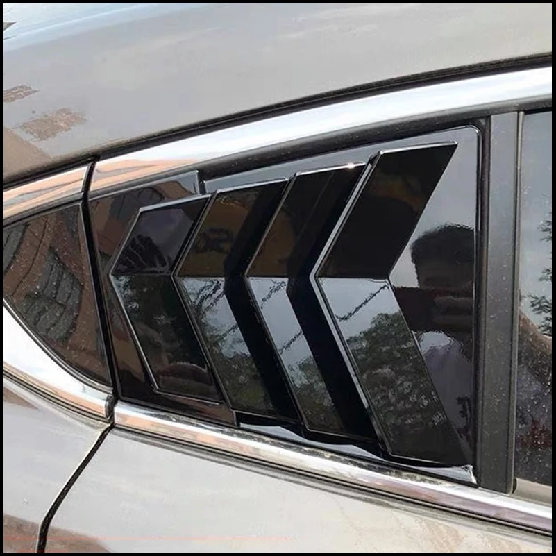 

Car styling For MAZDA 6 Sedan 2014-2022 Rear Door Window Louver Shutter Vent Cover Trim Decorate Auto Accessories