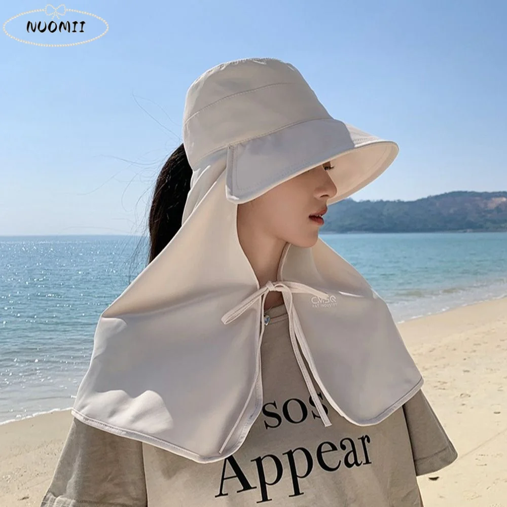 chapeu-de-pescador-casual-com-aba-larga-e-protecao-uv-para-o-pescoco-chapeu-bucket-para-caminhada-bone-para-rabo-de-cavalo-chapeu-de-sol-feminino-para-pesca