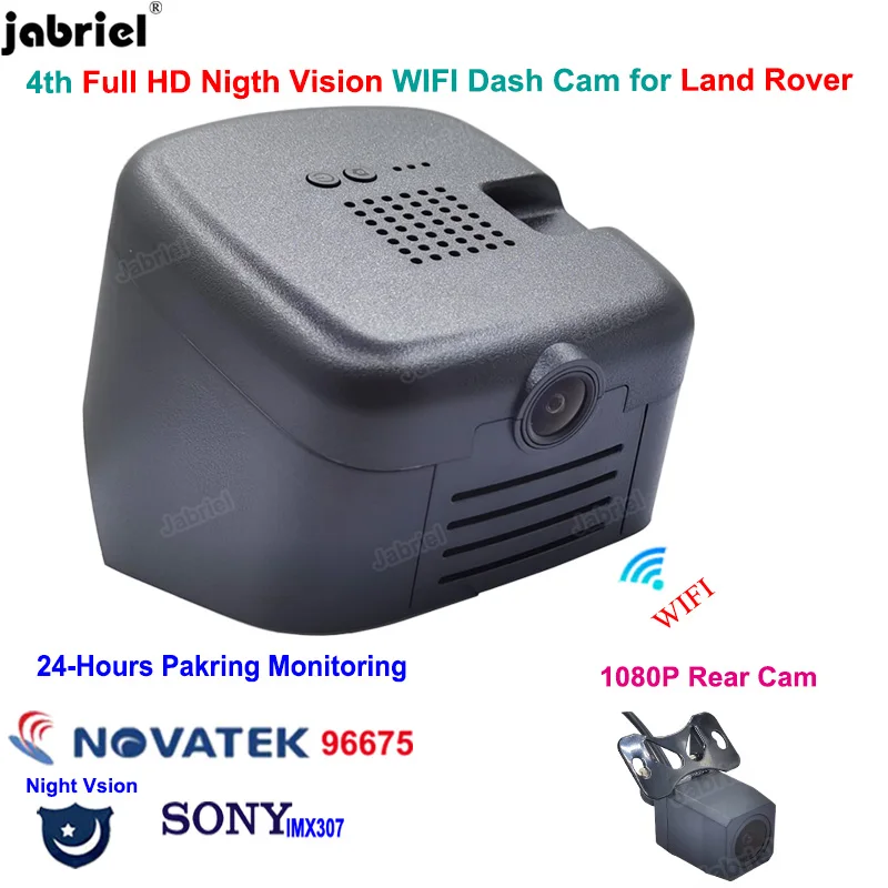

2K 1600P Wifi Night Vision Car Dvr Dash Cam Camera Parking Monitor Video Recorder for Land Rover Discovery Sport 2020 2021 2022