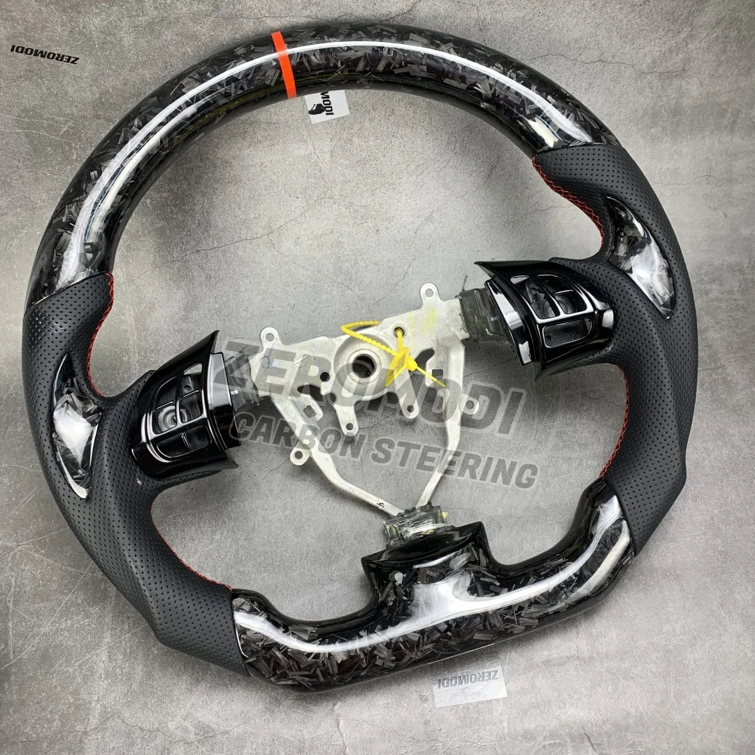 100% Real Carbon Fiber Car Steering Wheel for Subaru Impreza Legacy WRX STI Forester Replacement