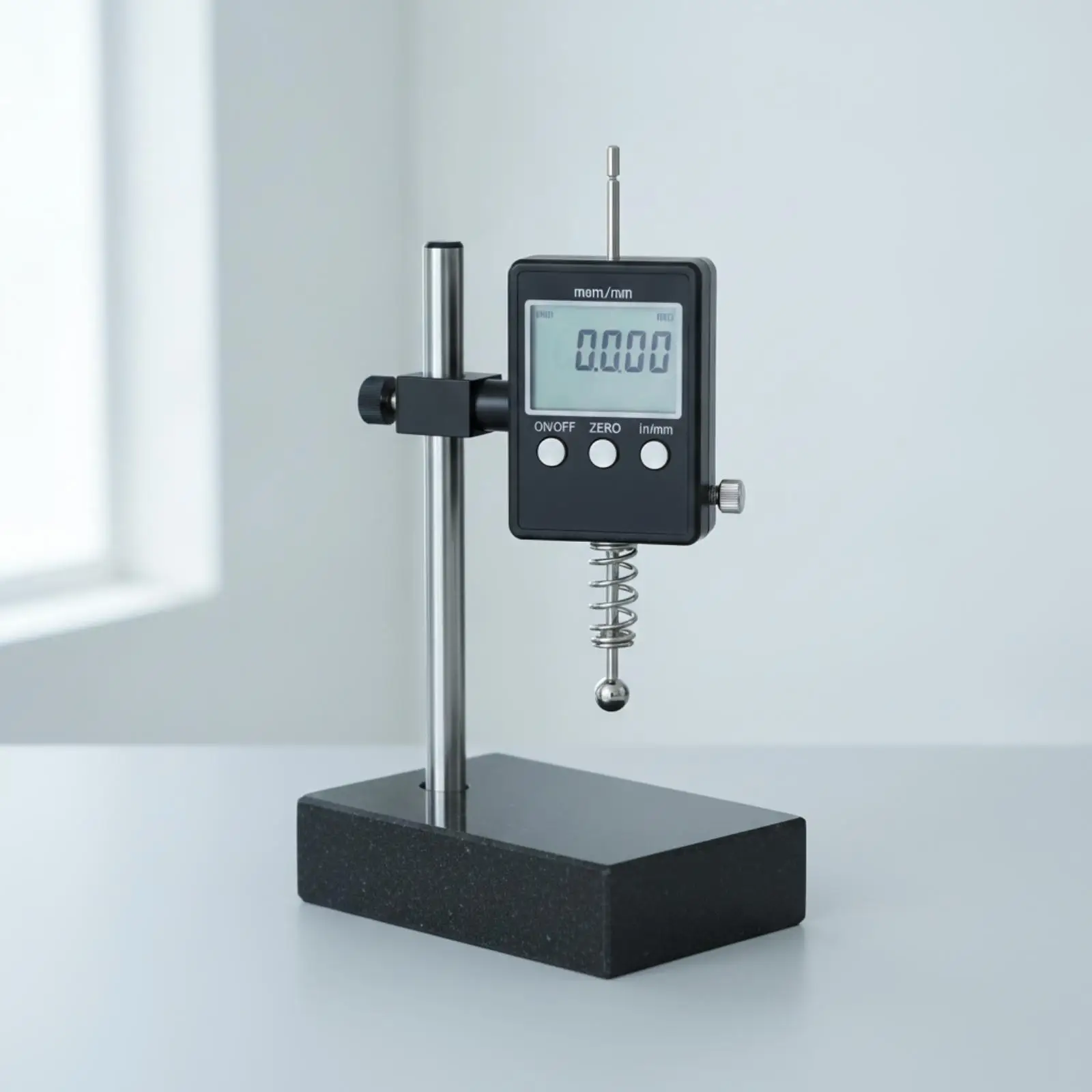 Solid Stone Marble Measuring Stand Base 50mm High with Flat Surface for Accurate Gauging and Lab Use