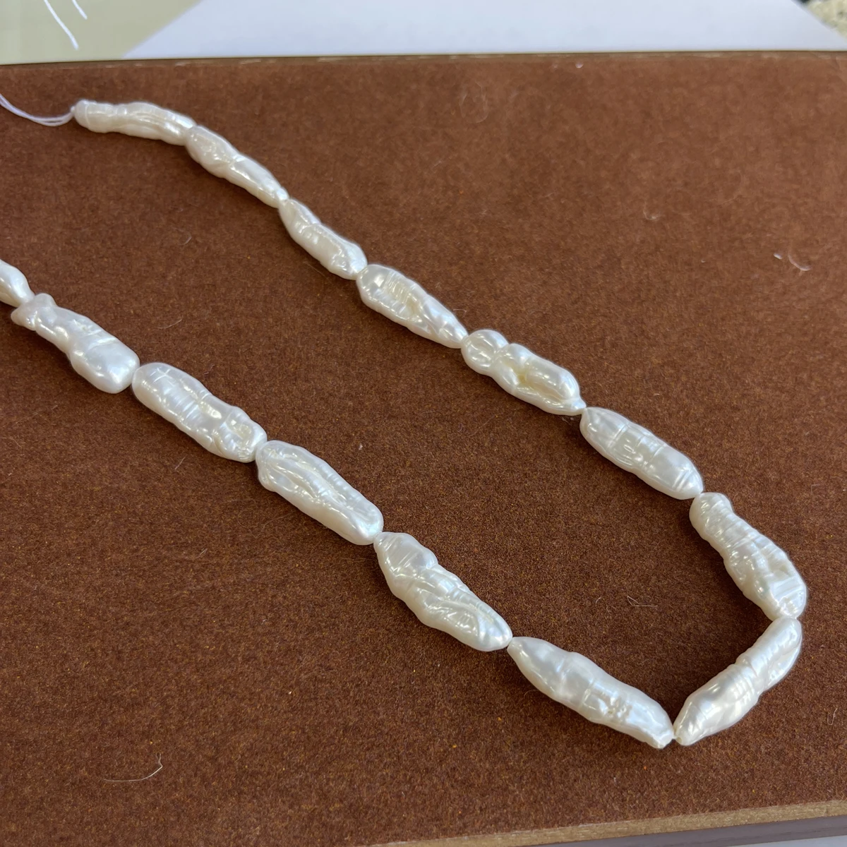 

Natural Freshwater Pearl Baroque Biwa Irregular Loose isolation bead Charms for DIY Women Necklace Jewelry Making Accessories