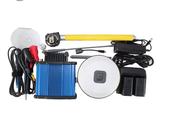قاعدة V98 Gps Gnss RTK متعددة الوظائف عالية الهدف والتحكم في آلة روفر مع وحدة تحكم ميدانية احترافية IHand55