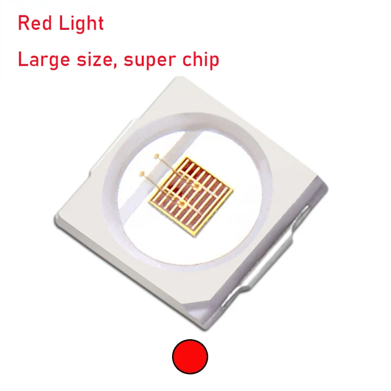 Led Red Light 660nm IR 730nm Epistar Super Chip Large Size Red 3030 1W for Quantum Board Grow Lamp Manufacturer Plants Indoor