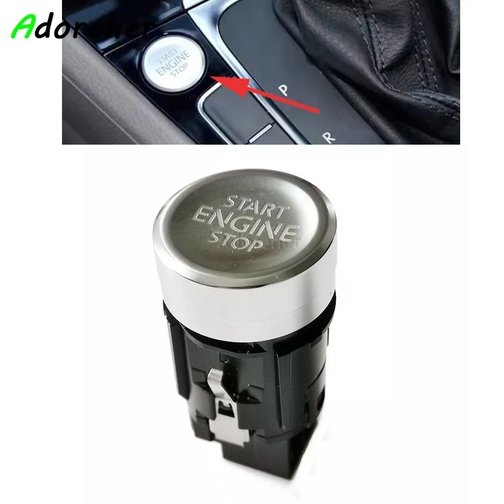 

Car Keyless ONE-CLICK Start Stop Button Engine Ignition Switch Replacement OEM 5GG 959 839 5GG959839 For VW Golf 7 MK7 VII