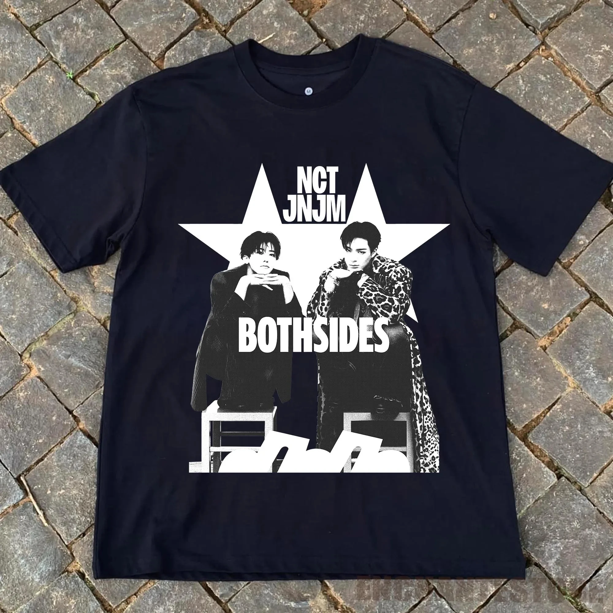 NCT JNJM BOTH SIDES Album Grafik-T-Shirt Unisex Kpop Fan Casual Kurzarm Offizieller Stil Fan-Merch Streetwear Oberteile – Detail 5