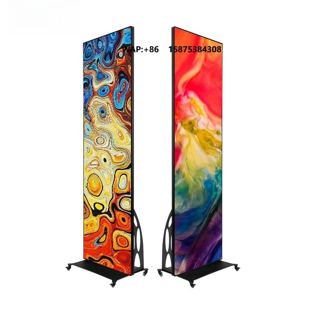 Portable P2.5 Smart Digital LED Display Screen Indoor/Outdoor Events & Retail Advertising with Water Proof Poster Display
