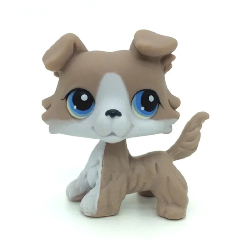 LPS-Pet Shop Brinquedos para Meninas, Cães e Gatos, Presentes de Aniversário, Animais Originais Figuras, Presentes, collie