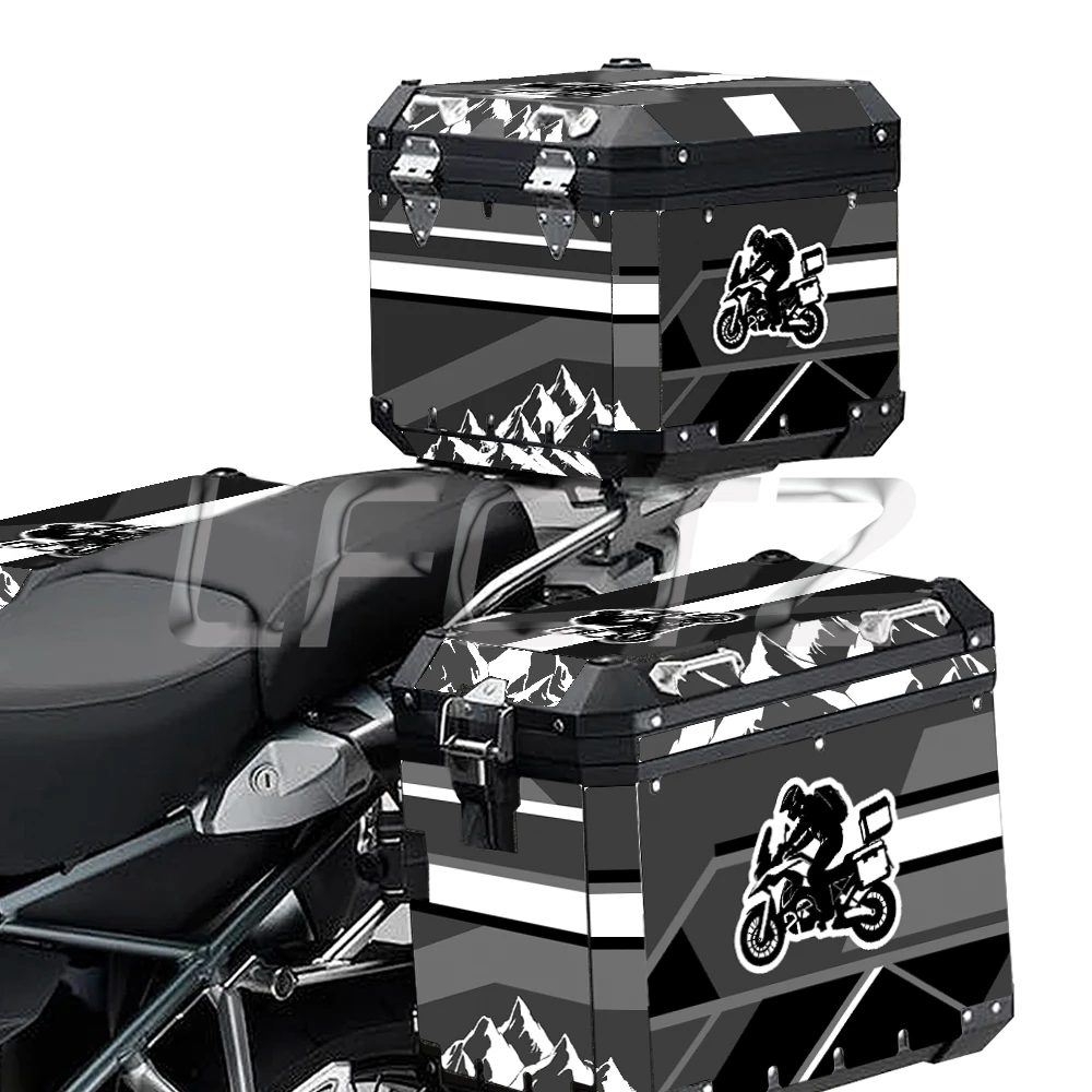 Motorcycle Aluminum Box Top Case Decor Decals Panniers Stickers Fit for R1200GS Adventure 2014-2020 R1250GS R 1250GS ADV 2018-23