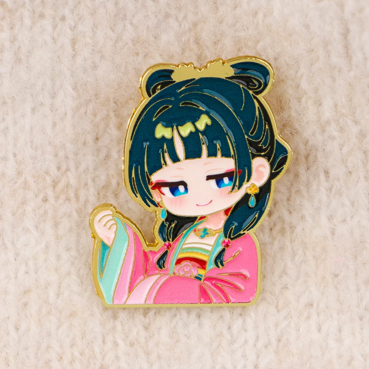 Cartoon Anime Cute Girls Enamel Pin Kawaii Cool Brooches for Backpack Hat Lapel Cosplay Accessories Toys Fans Gifts Badges view 5